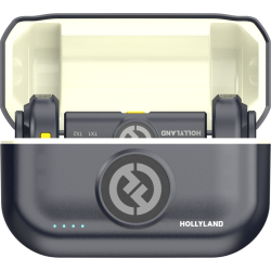 Hollyland Lark M2 USB-C - Wireless Lavalier Microphone with USB-CPlug (Duo,Shine Charcoal)