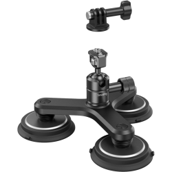 SmallRig 4468 Triple Magnetic Suction Cup Mounting Support Kit for Action Cameras