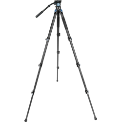 Sirui Carbon Fiber Tripod Kit with VideoHead L-324F + VH-10