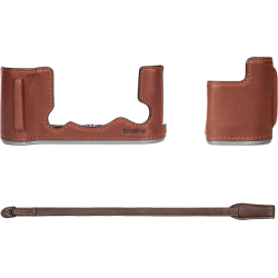 SmallRig 4710 Leather Half Case Kit for Fujifilm X-T50 Brown