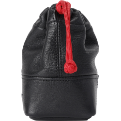 Artisan &amp; Artist | ACAM-LPL120 | Full Leather Lens Pouch (S) Black