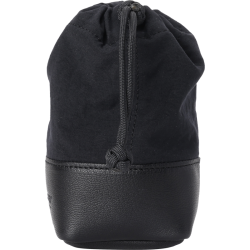 Artisan &amp; Artist | ACAM-LP140 | Fabric and Leather Lens Pouch (M) Black