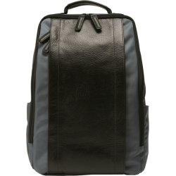 Artisan &amp; Artist | RR4-06C | Leather Panel Backpack, Grey