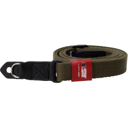 Artisan &amp; Artist | ACAM-100A | Slim &amp; Soft Cloth Camera strap - Leica M/mirrorless (w/Ring) Khaki