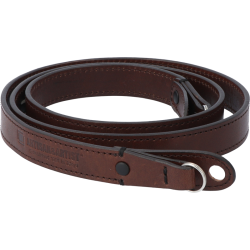 Artisan &amp; Artist | ACAM-287 | Leather Strap (w/Ring-type/Eyelets) Dark Brown