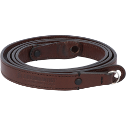 Artisan &amp; Artist | ACAM-288 | Leather Strap with Longer Length (w/Ring-type/Eyelets) Dark Brown