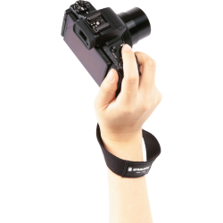 Artisan &amp; Artist | ACAM-296 | Wrist Cloth Strap, thin paracord (w/Loop) Black