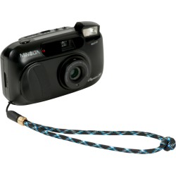 Artisan &amp; Artist | ACAM-P04H | Multi Paracord Hand strap w/ Celtic button knot (w/Loop) Black/Blue