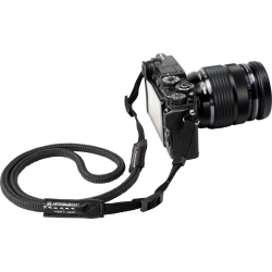 Artisan &amp; Artist | ACAM-307N | Silk Camera Strap, Black