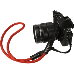 Artisan &amp; Artist | ACAM-307N | Silk Camera Strap, Red