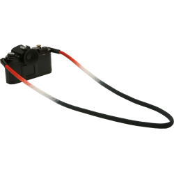 Artisan &amp; Artist | ACAM-316G | Silk Camera Strap | Gradation, Black/Red