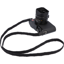 Artisan &amp; Artist | ACAM-318 | Silk Camera Strap w/ Traditional Japanese Pattern (Long) BLK