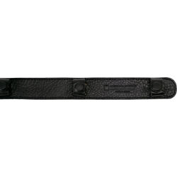 Artisan &amp; Artist | ACAM-30 | Leather Neck Pad For Silk Strap, Black