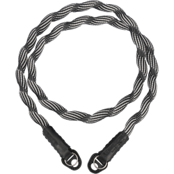 Artisan &amp; Artist I ACAM-707 I Spiral Cord Strap, Black/White
