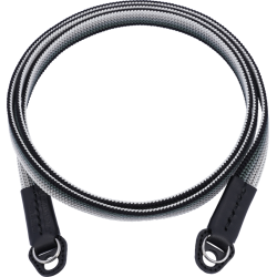 Artisan &amp; Artist I ACAM-322A I Silk camera strap (Long), Black/Silver