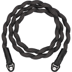 Artisan &amp; Artist I ACAM-708 I Spiral Cord Strap (Long), Black/Grey