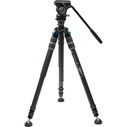 Sirui One Step Height Adjustment Carbon Video Tripod Kit SVS60 + S3