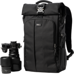Think Tank FocusPoint 30L I Hybrid RollTop Backpack I Asphalt Black