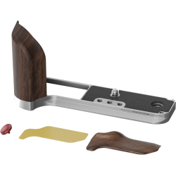 SmallRig 5265 L-Shape Mount Plate with Wooden Handle for FUJIFILM GFX100RF Silver