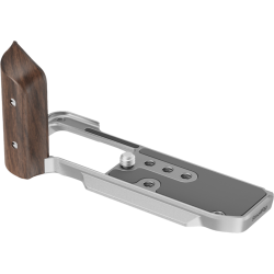 SmallRig 5261 L-Shape Mount Plate with Wooden Handle for FUJIFILM X-M5 Sliver