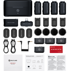 Hollyland LARK MAX 2 Combo 4-Person Version with Camera RX + USB-C RX