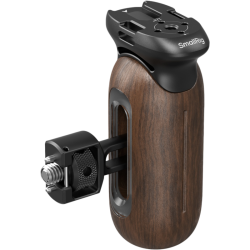 SmallRig 5238 Wooden Side Handle with 1/4"-20 &amp; 3/8''-16 ARRI Locating Screws