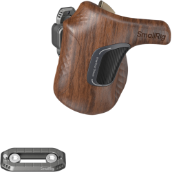 SmallRig 5161 ImageGrip Series Wooden Handle with NATO Clamp (Left Side)