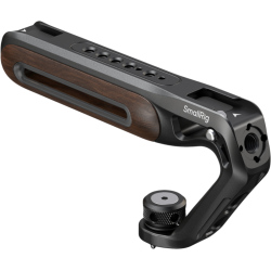 SmallRig 5252 Wooden Top Handle with 1/4''-20 and ARRI 3/8''-16 Locating Screw