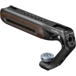 SmallRig 5250 Wooden Top Handle with Cold Shoe Mount