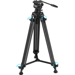 SmallRig 5441 AD14 Heavy-Duty Carbon Fiber Tripod
