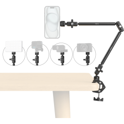 SmallRig 5626 Desktop Magic Arm with Crab-Shaped Clamp Kit (MagSafe-Compatible Edition)