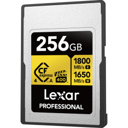 Lexar CFexpress 4.0 Pro Gold, VPG400/IP68, R1800/W1650 (Type A) 256GB