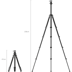 SmallRig 5478 Portable Photo Carbon Fiber Tripod