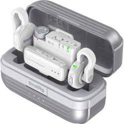 SmallRig 5716 S70 Wireless Microphone with Multi-Device Compatibility (White)