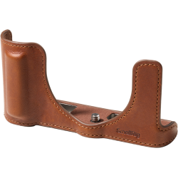 SmallRig 5699 Leather Half Case for Panasonic LUMIX L10 Brown
