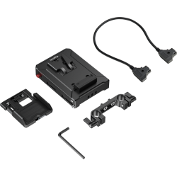 SmallRig 5881 Intelligent V-Mount Battery Adapter Plate with 15mm Dual Rod Clamp