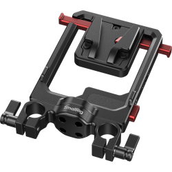SmallRig 6273 Rotatable V-Mount Battery Plate with Dual V-Locks and 15mm Dual Rod Clamp