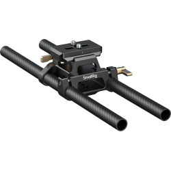 SmallRig 6761 Arca-Type Mount Plate with 15mm Dual Rod Clamp