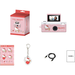 YASHICA Funtastic Keychain Camera (Polka Dot Edition)
