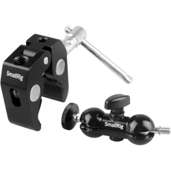 SMALLRIG 1138 DOUBLE BALLHEAD W/CLAMP &amp; 1/4" SCREW