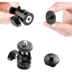 SMALLRIG 2059 CAMERA COLD SHOE BALLHEAD 1/4" - 2-PACK