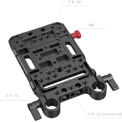 SmallRig 3016 Battery Plate V-Mount w Rod Clamp