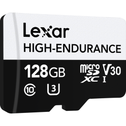 Lexar microSD High-Endurance microSDXC UHS-I/U3/10 R100/W45 (V30) 128GB