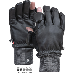 Vallerret Hatchet Leather Photography Glove Black XL