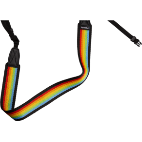 Polaroid Camera Strap Flat Rainbow Black
