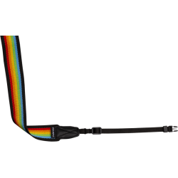 Polaroid Camera Strap Flat Rainbow Black