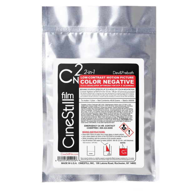 CINESTILL Cn2 ''Color Negative'' ECN-2 Developer, Low-Contrast Motion Picture 