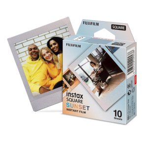 Fujifilm Instax SQUARE Sunset Rainbow 1x10 billeder