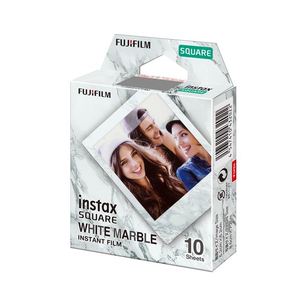 Fujifilm Instax SQUARE White Marble 1x10 billeder