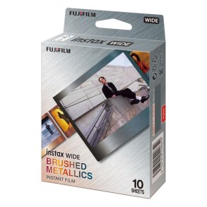 Fujifilm Instax WIDE Brushed Metal 1x10 billeder